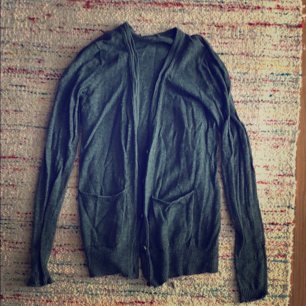 Madewell Green Cardigan XS